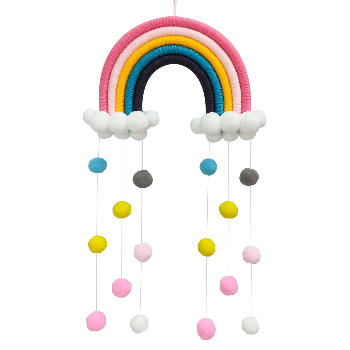 Handmade Rainbow Cloud Wall Decor