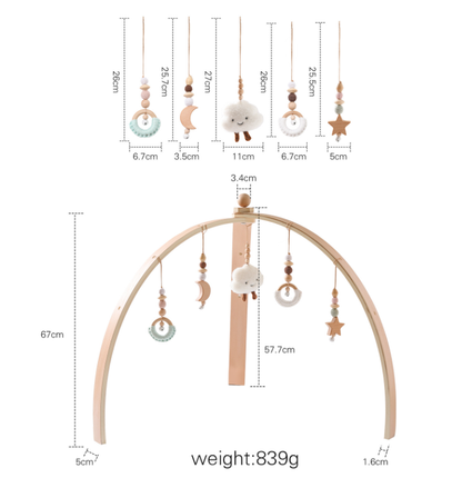 Baby Wooden Activity Gym Frame