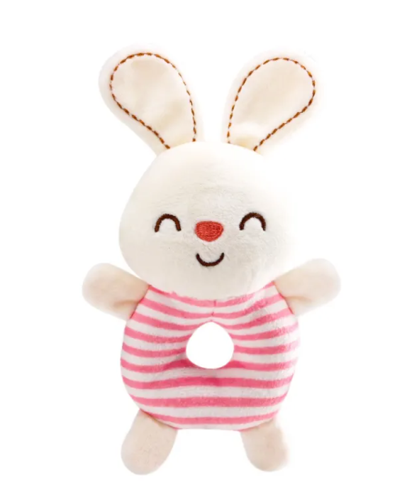 Soft Plush Baby Rattle