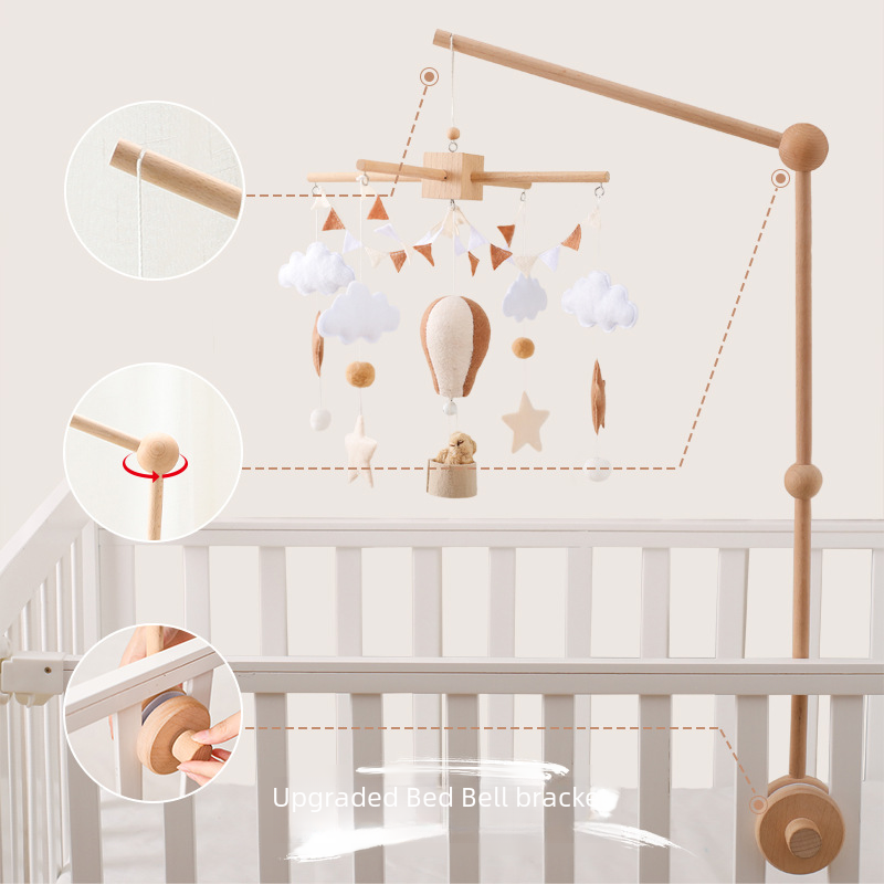 Wooden Baby Crib Mobile Stand