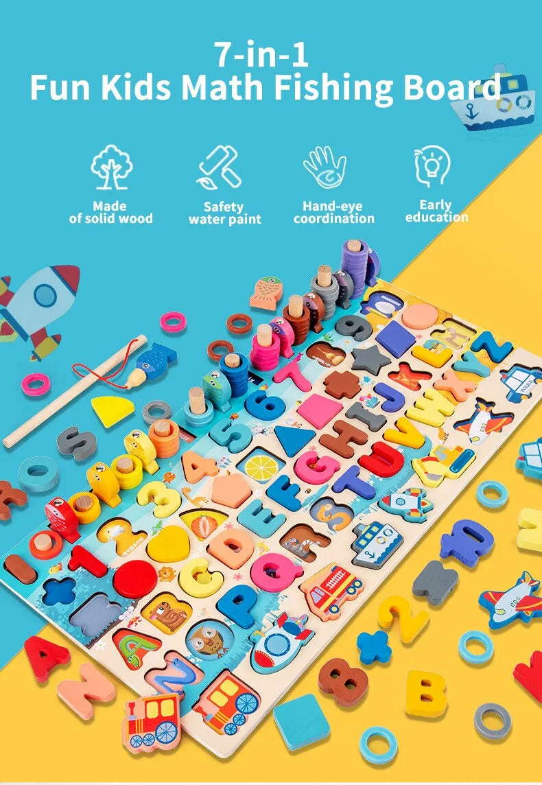 Wooden Montessori Magnetic Toy
