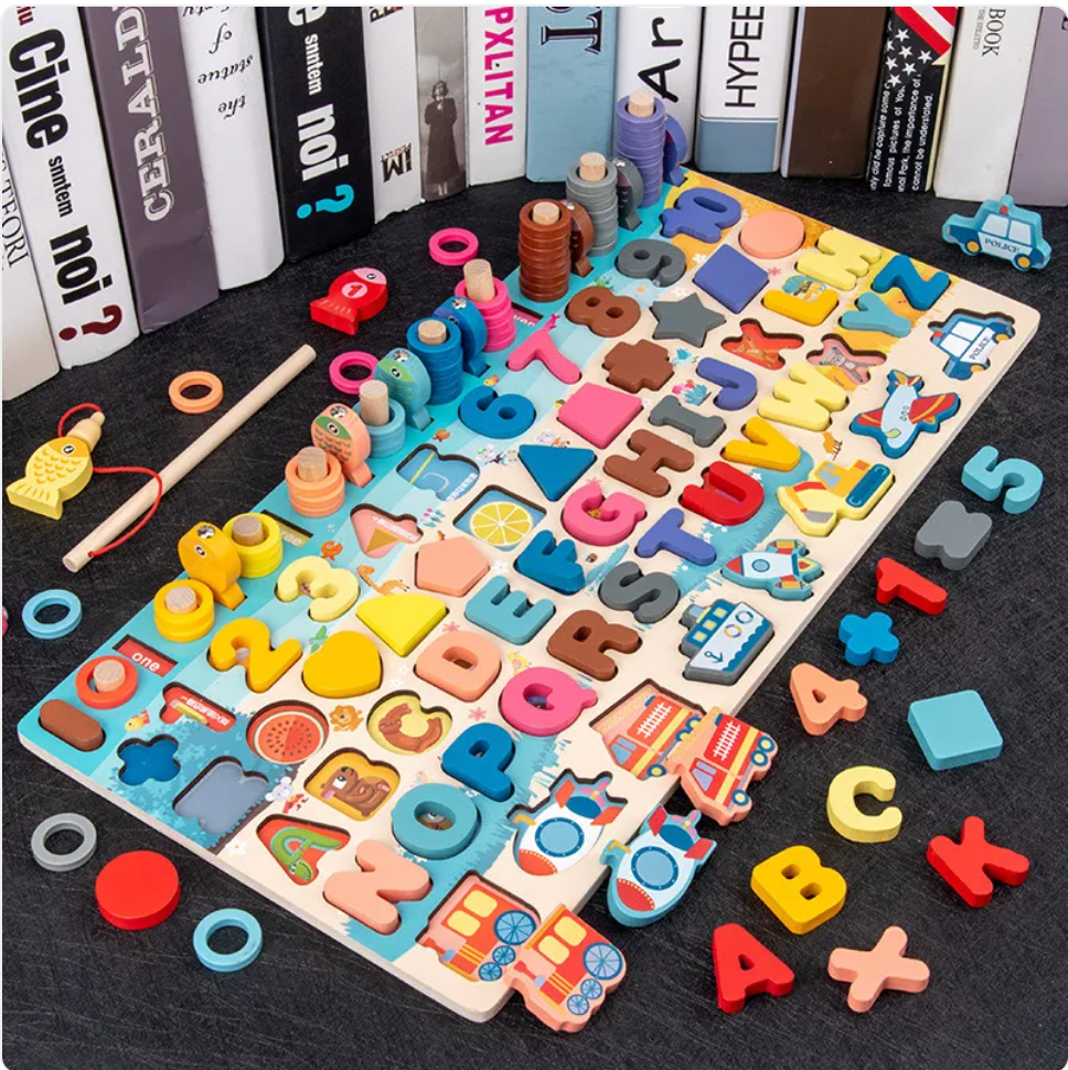 Wooden Montessori Magnetic Toy