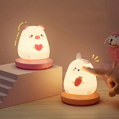 Cute Animal USB Rechargeable Night Light