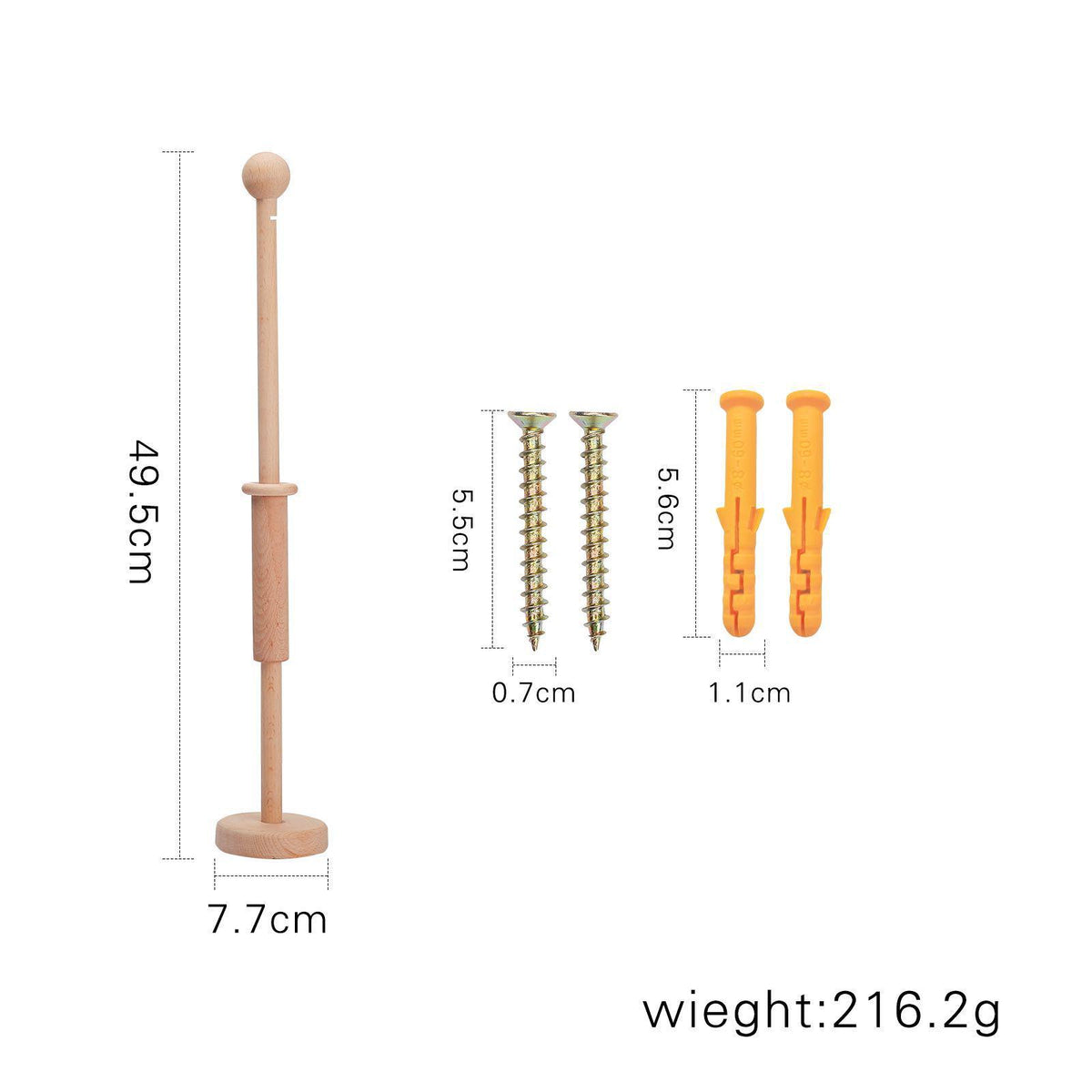 Wooden Baby Crib Mobile Stand