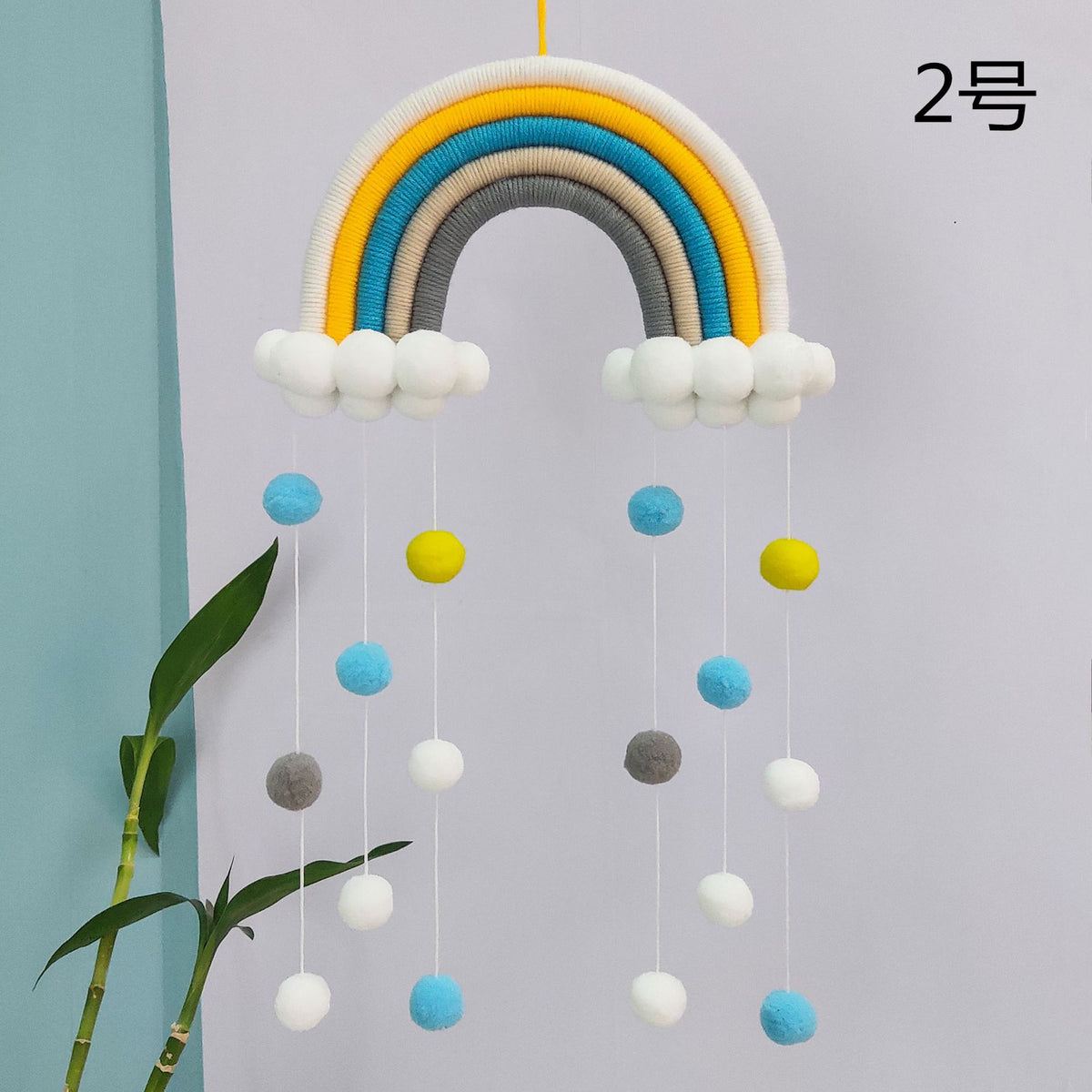 Handmade Rainbow Cloud Wall Decor