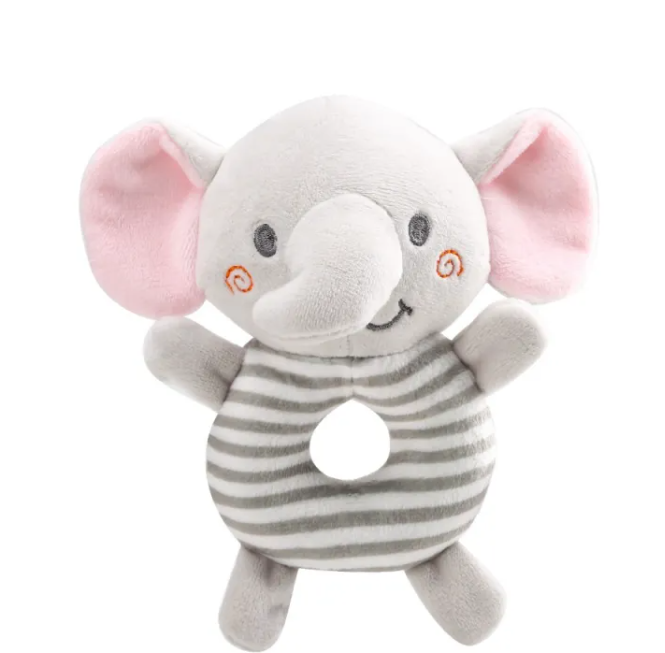 Soft Plush Baby Rattle