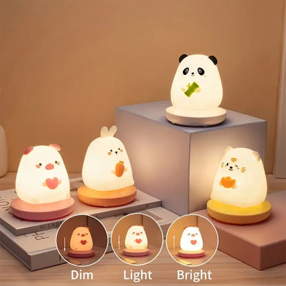 Cute Animal USB Rechargeable Night Light