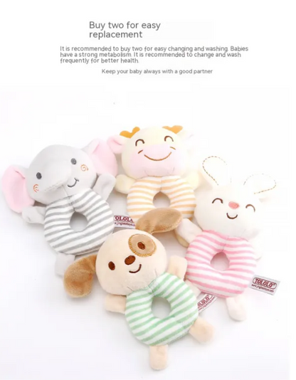 Soft Plush Baby Rattle
