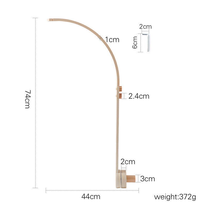 Wooden Baby Crib Mobile Stand