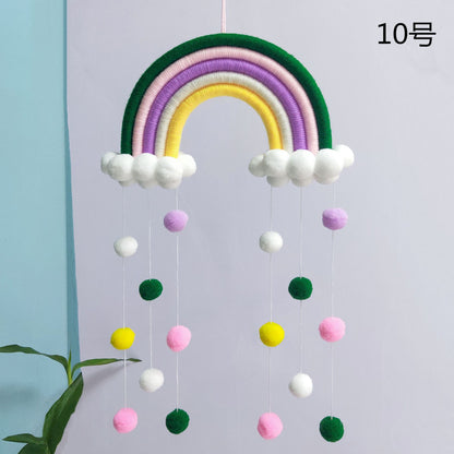 Handmade Rainbow Cloud Wall Decor