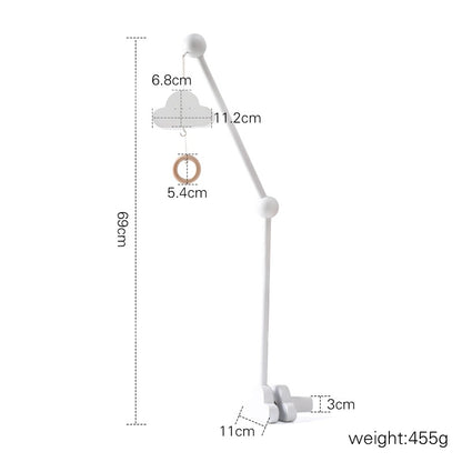Wooden Baby Crib Mobile Stand