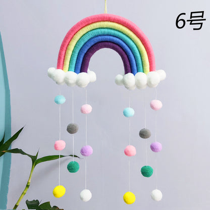 Handmade Rainbow Cloud Wall Decor