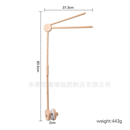 Wooden Baby Crib Mobile Stand