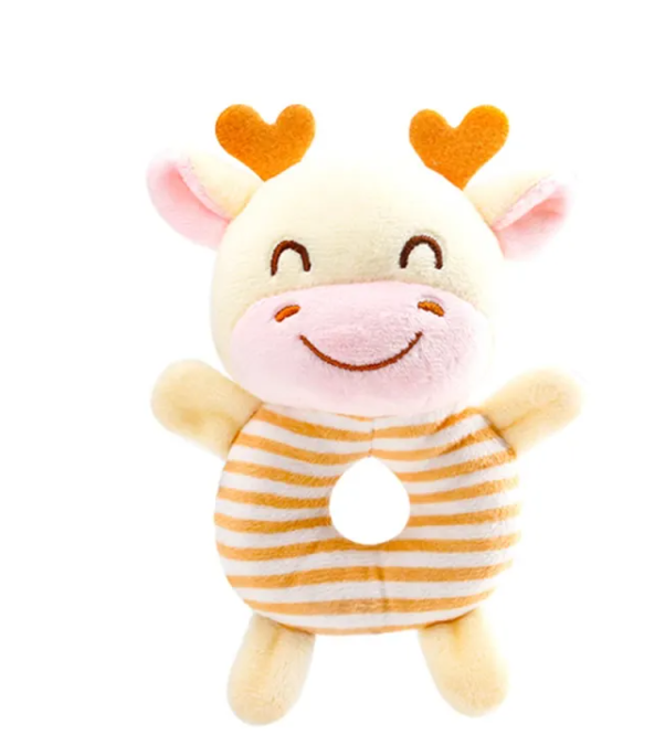 Soft Plush Baby Rattle